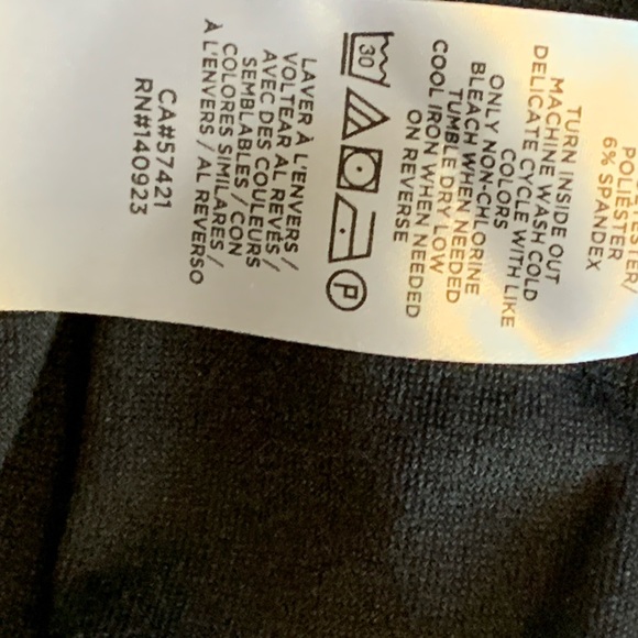 Loft velvet v-neck top with silver dots - Picture 4 of 5